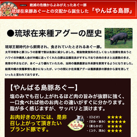 あぐー豚 アグー豚 しゃぶしゃぶ 豚肉 お取り寄せ お中元 夏 グルメ しゃぶしゃぶセット 【ロース 500g入2~3人前/100g×5個】