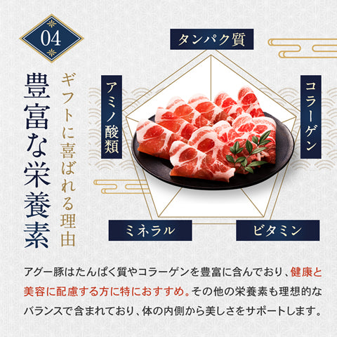 お歳暮 グルメ アグー豚 しゃぶしゃぶ 沖縄あぐー豚 豚肉 ギフト 【にふぇーでーびる/4～6人前/1400g】