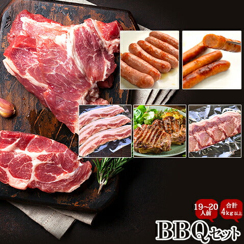 【送料無料】 あぐー豚 アグー豚 高級 国産 焼肉 肉 BBQ バーベキュー セット 19人~20人前